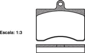 Rh 209000 - PASTILLA DE FRENO